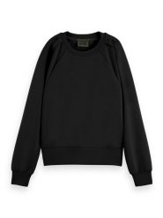 Scotch & Soda Bluza w kolorze czarnym rozmiar: L. Czarne bluzy damskie Scotch & Soda, l, bez wzorów, bez kaptura. Za 136.13 zł.