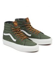 Vans Sneakersy w kolorze khaki rozmiar: 38. Brązowe obuwie sportowe damskie Vans, za kostkę, bez zapięcia. Za 206.91 zł.