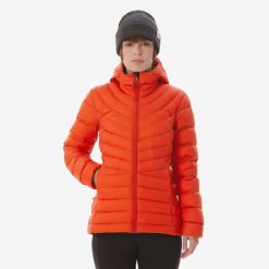 Kurtka puchowa trekkingowa damska Simond Wilder. Czerwone kurtki damskie SIMOND, na lato, l, bez wzorów, z materiału, z kapturem. Za 449.99 zł.