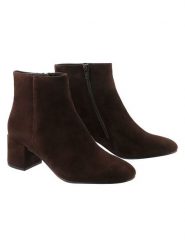 Högl Skórzane botki "Daydream" w kolorze brązowym rozmiar: 41. Brązowe botki damskie Högl, eleganckie, bez obcasa, bez zapięcia. Za 369.95 zł.