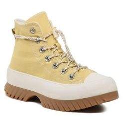 Buty do chodzenia damskie Converse A03500C. Brązowe obuwie sportowe casual damskie Converse, z materiału, trekkingowe. Za 426.25 zł.