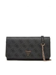 Guess Torebka Noelle II Mini HWBG96 72750 Szary. Szare torebki wieczorowe damskie Guess, z aplikacjami, ze skóry, bez dodatków. Za 319.99 zł.