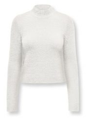 ONLY Sweter w kolorze białym rozmiar: S. Białe swetry klasyczne damskie Only, s, bez kołnierzyka. Za 61.46 zł.