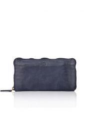 Bellicci Skórzany portfel "Chalice" w kolorze granatowym - 19 x 10 x 3 cm rozmiar: onesize. Niebieskie portfele damskie Bellicci, bez wzorów, z materiału. Za 113.99 zł.