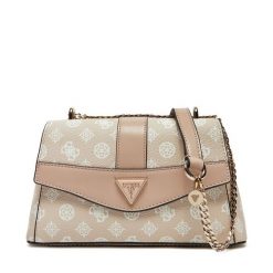 Torebka Guess. Czerwone listonoszki damskie Guess, z aplikacjami, bez dodatków. Za 309.99 zł.