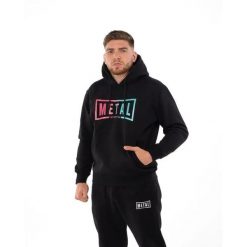 Bluza Metal Boxe Miami Vice. Czarne bluzy damskie METAL BOXE, l, bez wzorów, z bawełny, z kapturem. Za 289.50 zł.