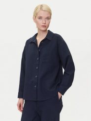 Mustang Koszula Willow 1016575 Granatowy Relaxed Fit. Niebieskie koszule damskie Mustang, bez wzorów, z bawełny, bez kołnierzyka, bez ramiączek. Za 189.99 zł.