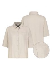 Eight2Nine Bluzka w kolorze beżowym rozmiar: L. Brązowe bluzki damskie Eight2Nine, l, bez wzorów, bez kołnierzyka, bez ramiączek. Za 86.99 zł.