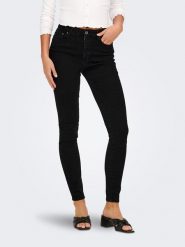 ONLY Dżinsy "Iconic" - Skinny fit - w kolorze czarnym rozmiar: W26/L32. Czarne jeansy damskie Only, z podwyższonym stanem. Za 65.85 zł.
