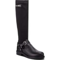 Oficerki LOVE MOSCHINO - JA26023H06JC100A Nero. Czarne kozaki damskie Love Moschino, z materiału. Za 1,099.00 zł.