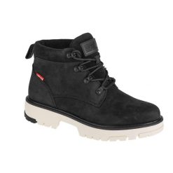 Buty trekkingowe damskie, Levi's Solvi Ankle. Czarne obuwie trekkingowe damskie Levi's, bez zapięcia. W wyprzedaży za 379.85 zł.