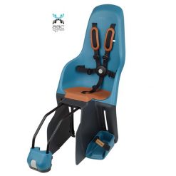 Fotelik Rowerowy Na Tylną Ramę MINIA. Niebieskie foteliki rowerowe POLISPORT MOVE. Za 289.99 zł.