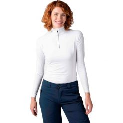 Koszulka termoaktywna Rossignol W Classique 1/2 Zip. Białe koszulki damskie Rossignol, s, bez wzorów, bez kołnierzyka, bez ramiączek. W wyprzedaży za 399.00 zł.