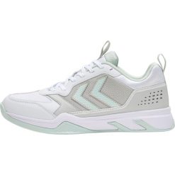 Buty sportowe Hummel TEIWAZ. Zielone obuwie sportowe casual damskie Hummel, bez zapięcia, do piłki ręcznej. W wyprzedaży za 263.00 zł.