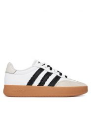 Adidas Sneakersy Barreda JP5968 Biały. Białe obuwie sportowe damskie Adidas, ze skóry, bez zapięcia. Za 269.99 zł.