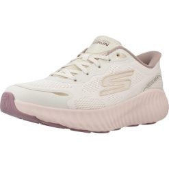 Buty SKECHERS GO RUN NOW REGENT Beżowy. Brązowe obuwie sportowe casual damskie Skechers, z syntetyku, bez zapięcia. Za 425.52 zł.