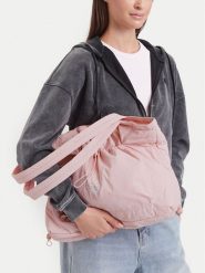 Roxy Torebka WBEOHP-ROXY-MZ-006-10 Różowy jasny. Czerwone shopper bag Roxy, bez wzorów, z materiału, bez dodatków. Za 69.99 zł.