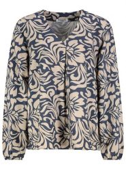 Sublevel Bluzka w kolorze beżowo-niebieskim rozmiar: S. Brązowe bluzki damskie Sublevel, s, bez wzorów, bez kołnierzyka, bez ramiączek. Za 86.99 zł.