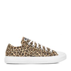 Trampki Converse. Brązowe trampki damskie Converse, bez wzorów, bez zapięcia. Za 239.99 zł.