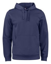 Clique Basic Active Hoody bluza z kapturem z poliestru – dark navy. Niebieskie bluzy damskie CLIQUE, s, bez wzorów, z kapturem. Za 183.12 zł.