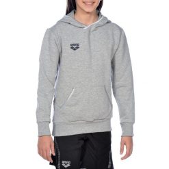 Bluza Arena Team Line Hoodie junior z kapturem. Czerwone bluzy damskie Arena, bez wzorów, z kapturem. Za 103.77 zł.