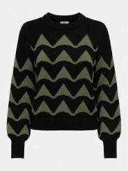 JDY Sweter Tina 15330567 Czarny Regular Fit. Czarne swetry klasyczne damskie JDY, m, z syntetyku, bez kołnierzyka. Za 189.99 zł.