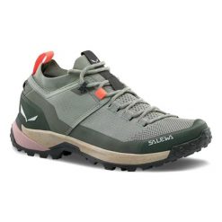 Damskie buty trekkingowe Salewa Puez 2 Knit Ptx. Zielone obuwie trekkingowe damskie Salewa, z gumy, bez zapięcia. Za 739.99 zł.