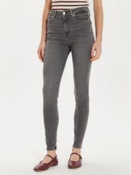 Tommy Hilfiger Jeansy Harlem WW0WW44117 Szary Skinny Fit. Szare jeansy damskie Tommy Hilfiger, bez wzorów, z bawełny. Za 339.99 zł.