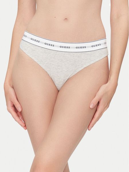 Guess Figi klasyczne O4BE13 KBBU1 Szary. Szare figi Guess, z aplikacjami, z bawełny. Za 49.99 zł.