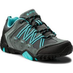 Trekkingi HI-TEC - Poraso Wo's AVSSS18-HT-01-Q1 Dark Grey/Turquoise. Niebieskie obuwie trekkingowe damskie Hi-tec, z materiału. W wyprzedaży za 189.00 zł.