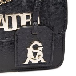 Torebka Steve Madden. Czarne torebki wieczorowe damskie Steve Madden, bez wzorów, bez dodatków. Za 389.99 zł.