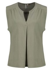 Eight2Nine Bluzka w kolorze khaki rozmiar: M. Brązowe bluzki damskie Eight2Nine, m, bez wzorów, bez kołnierzyka, bez ramiączek. Za 43.99 zł.