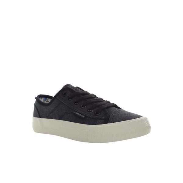 Trampki damskie LUMBERJACK RAVENNE. Czarne trampki damskie Lumberjack, bez wzorów, z syntetyku, bez zapięcia. Za 139.99 zł.