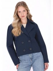 Schmuddelwedda Trencz w kolorze granatowym rozmiar: L. Niebieskie płaszcze damskie Schmuddelwedda, l, bez wzorów, z tkaniny, bez kaptura. Za 295.99 zł.