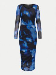 JDY Sukienka codzienna Elsa 15330387 Niebieski Slim Fit. Niebieskie sukienki damskie JDY, bez wzorów, z syntetyku, bez ramiączek. Za 99.99 zł.