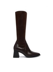 Vagabond Shoemakers Kozaki Hedda 5602-202-35 Brązowy ciemny. Brązowe kozaki damskie Vagabond Shoemakers, ze skóry, bez obcasa, na słupku, bez zapięcia. Za 824.99 zł.