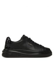 Guess Sneakersy FLFE10 ELE12 Czarny. Czarne obuwie sportowe damskie Guess, ze skóry, bez zapięcia. Za 399.99 zł.