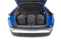 Torby Do Bagażnika Peugeot E-2008 Ev 2019+ 3Szt Kjust. Czarne torby podróżne KJUST, bez wzorów, z kauczuku. Za 940.00 zł.