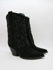 Bellucci Kowbojki w kolorze czarnym rozmiar: 38. Czarne kozaki damskie Bellucci, na zimę, bez obcasa, bez zapięcia. Za 173.99 zł.