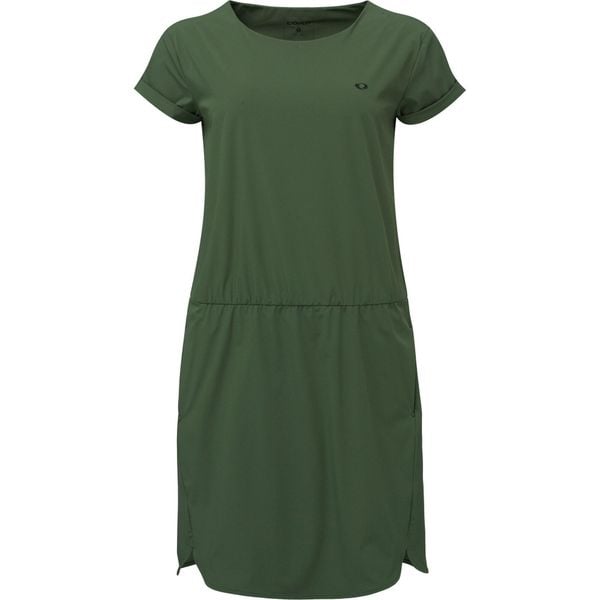 Lekka sukienka LOAP Ubzula — zielona — XL. Zielone sukienki damskie ZONE PERFECT, bez wzorów, sportowe, bez ramiączek. Za 228.99 zł.