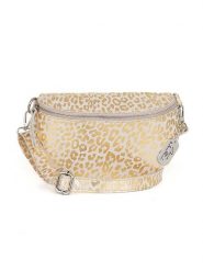 Anna Morellini Skórzana saszetka "Romola" w kolorze złoto-białym - 25 x 14 x 1 cm rozmiar: onesize. Białe nerki i saszetki damskie Anna Morellini, bez wzorów, z materiału. Za 130.99 zł.