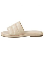 GANT Footwear Skórzane klapki "Khiria" w kolorze beżowym rozmiar: 38. Brązowe klapki damskie GANT Footwear, bez wzorów, z materiału, bez obcasa, bez zapięcia. Za 180.06 zł.