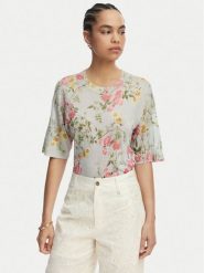 Liu Jo Sweter WA6422 MA71N Niebieski Regular Fit. Niebieskie swetry klasyczne damskie Liu Jo, l, z wiskozy, bez kołnierzyka. Za 649.99 zł.