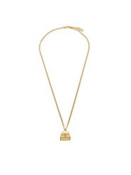 Marc Jacobs Naszyjnik The St. Marc Cuban-Link Chain Necklace 2F3JNC001J37 Złoty. Żółte naszyjniki damskie Marc Jacobs, metalowe. Za 499.99 zł.