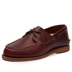 Mokasyny Classic Boat 2 Eye Rozmiar 41 - TB0A2Q9XEIW Czerwony. Czerwone mokasyny damskie Timberland, ze skóry, bez obcasa. Za 646.50 zł.