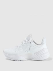 4F Niskie buty do sportów halowych Destroyer damskie - białe 40. Białe obuwie sportowe treningowe 4F, z gumy, na fitness i siłownię. Za 399.99 zł.