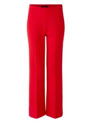 Oui Spodnie w kolorze czerwonym rozmiar: 42. Czerwone spodnie materiałowe damskie Oui, bez wzorów, z materiału. Za 173.99 zł.