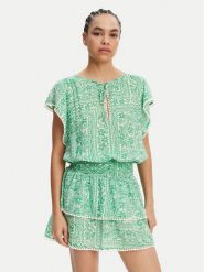 Melissa Odabash Sukienka letnia Keri Zielony Regular Fit. Zielone sukienki damskie Melissa Odabash, bez wzorów, z wiskozy, bez ramiączek. Za 1,259.00 zł.