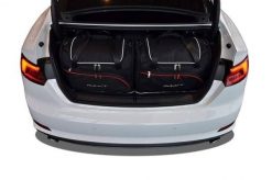 Torby Do Bagażnika Audi A5 Coupe 2017-2024 5Szt Kjust. Czarne torby podróżne KJUST, bez wzorów, z kauczuku. Za 1,581.00 zł.