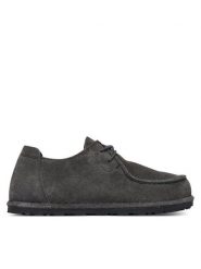 Birkenstock Półbuty Utti Lace Low 1032743 Szary ciemny. Szare półbuty damskie Birkenstock, bez wzorów, ze skóry, bez obcasa, na płaskiej podeszwie, bez zapięcia. Za 719.99 zł.